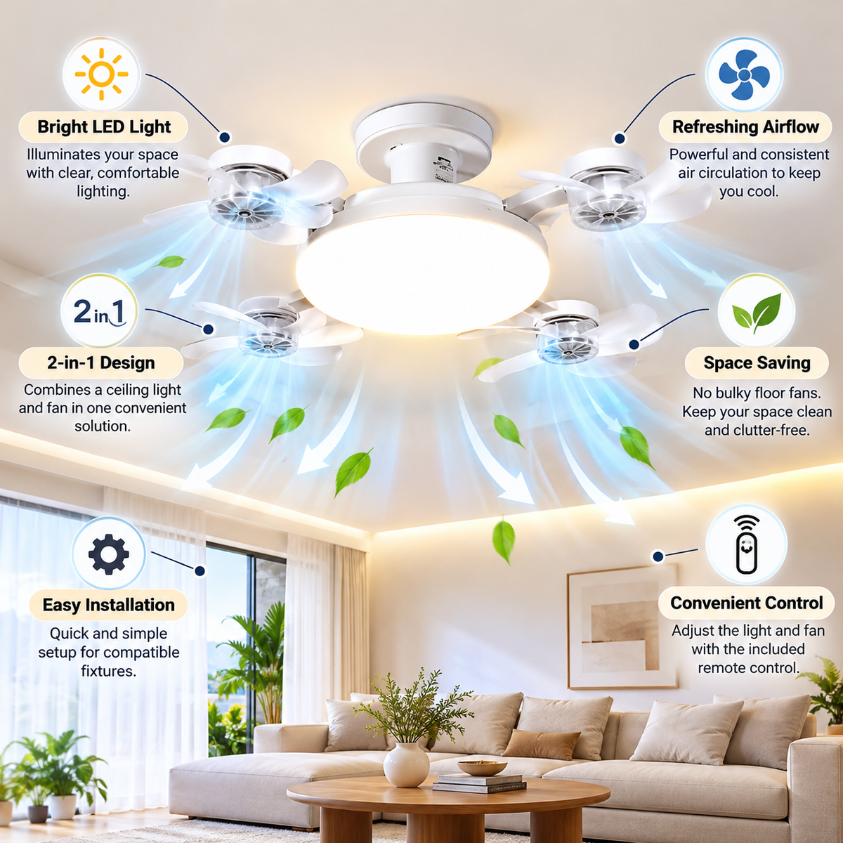 AeroGlow™ | Ceiling Fan Light