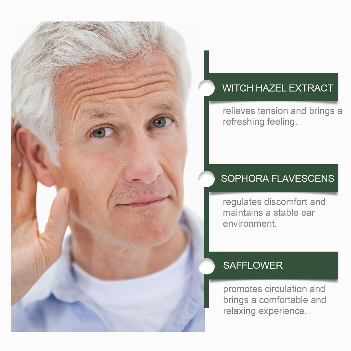 Ear Care Drops Gentle ingredients to care for ear discomfort Everyday cleansing and massage drops