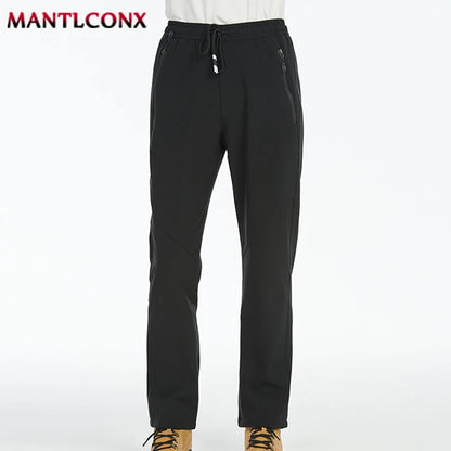 Breathable Men's Casual Pants Quick Dry Straight Elastic Waist Jogger Sweatpants Korean Classic Sport Trousers Plus Size 4XL 5XL