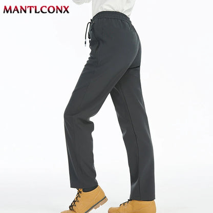Breathable Men's Casual Pants Quick Dry Straight Elastic Waist Jogger Sweatpants Korean Classic Sport Trousers Plus Size 4XL 5XL