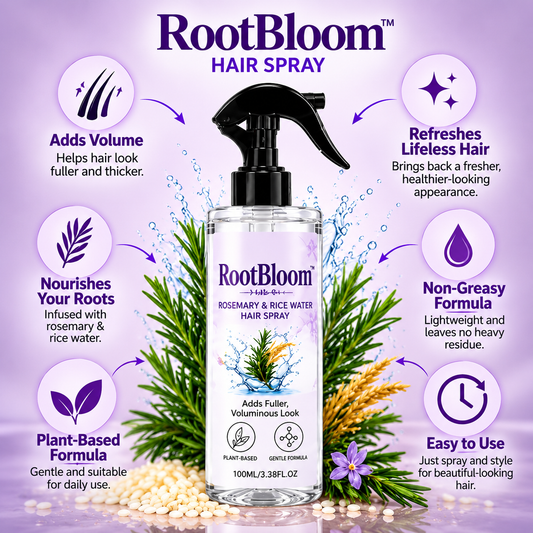 RootBloom™ Rosemary & Rice Water Hair Spray