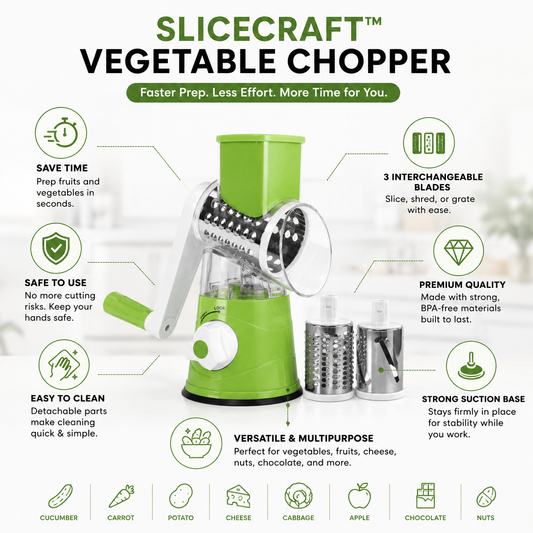SliceCraft™ Vegetable Chopper